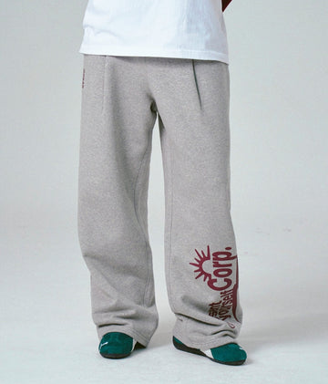 ABSENT Training Pin Tuck Wide Pants